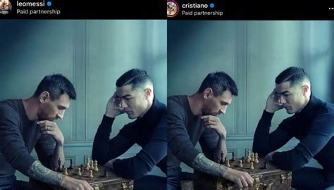 ronaldo en messi louis vuitton|Messi and Ronaldo instagram.